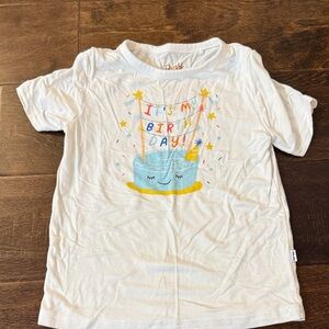 Little sleepies birthday shirt